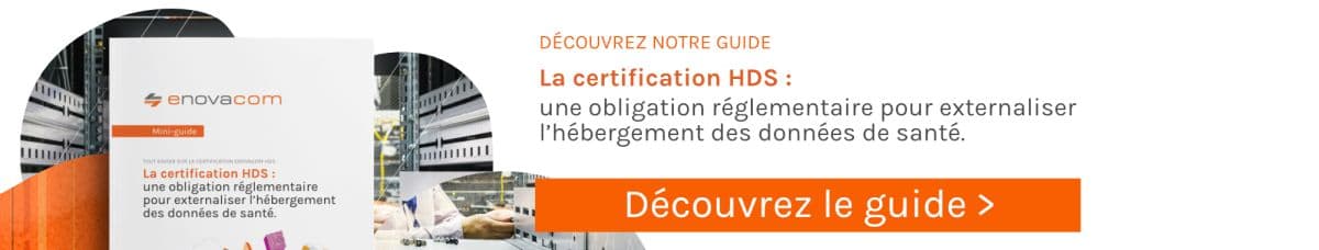 Illustration Enovacom héberge vos données de santé dans ses datacenters certifiés HDS 